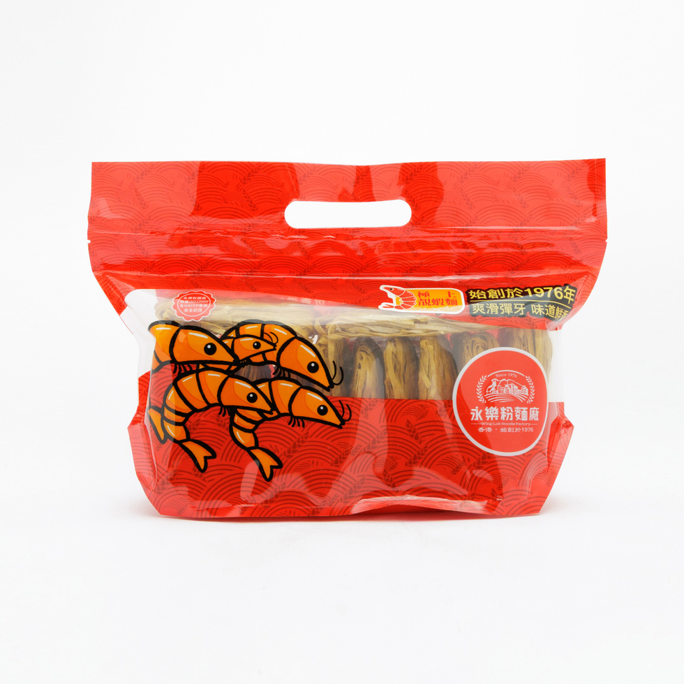 Wing Lok Premium Shrimp Roe Noodles (Thick) 12 Servings