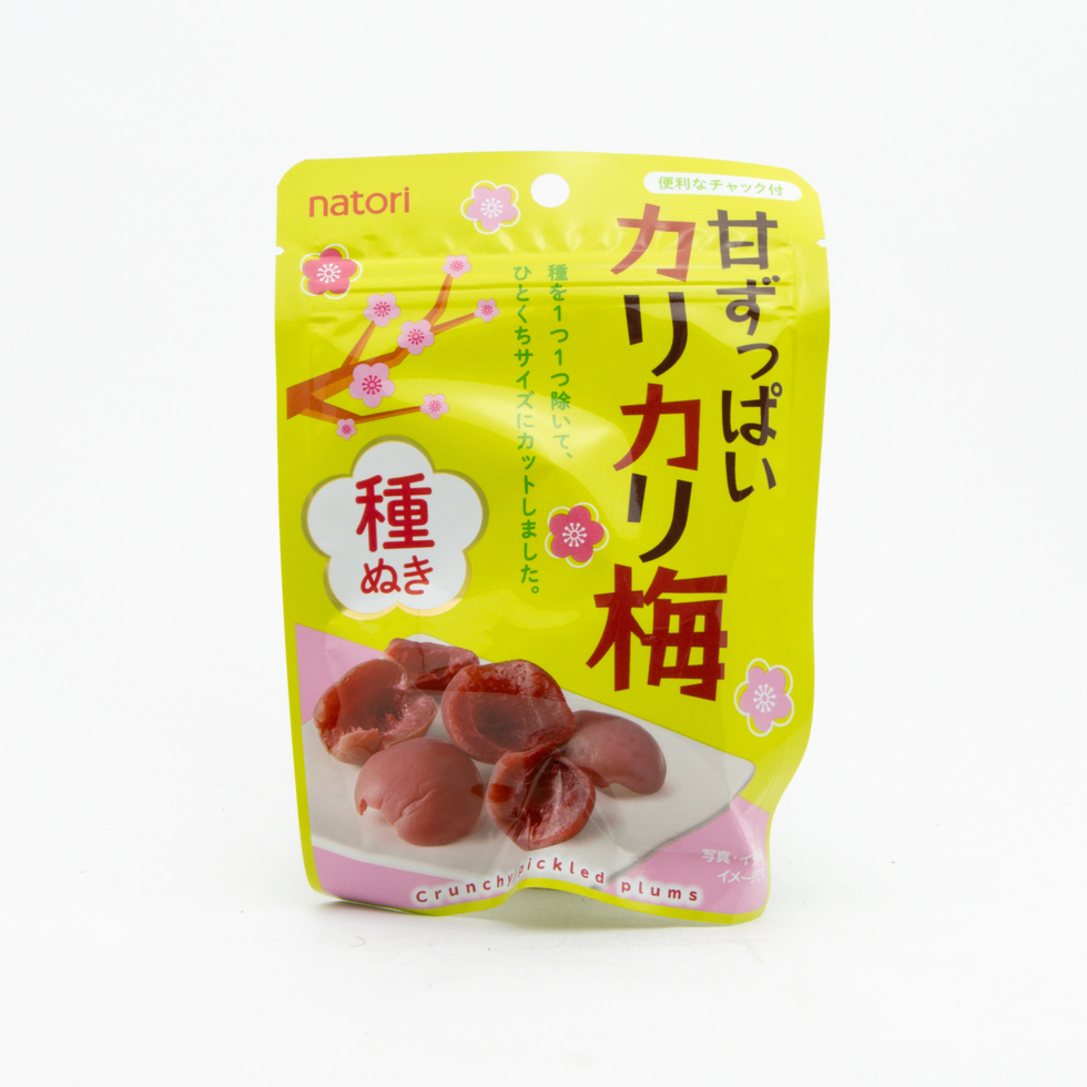Natori Sweet And Sour Crunchy Pickled Plum Seedless 22g