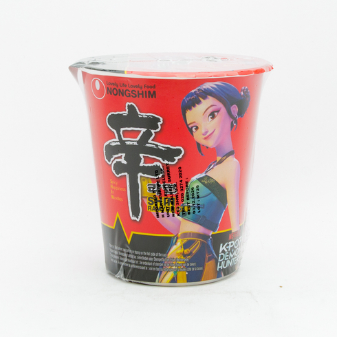 Nongshim Shin Ramyun Instant Cup Noodle Soup Hot And Spicy 68g