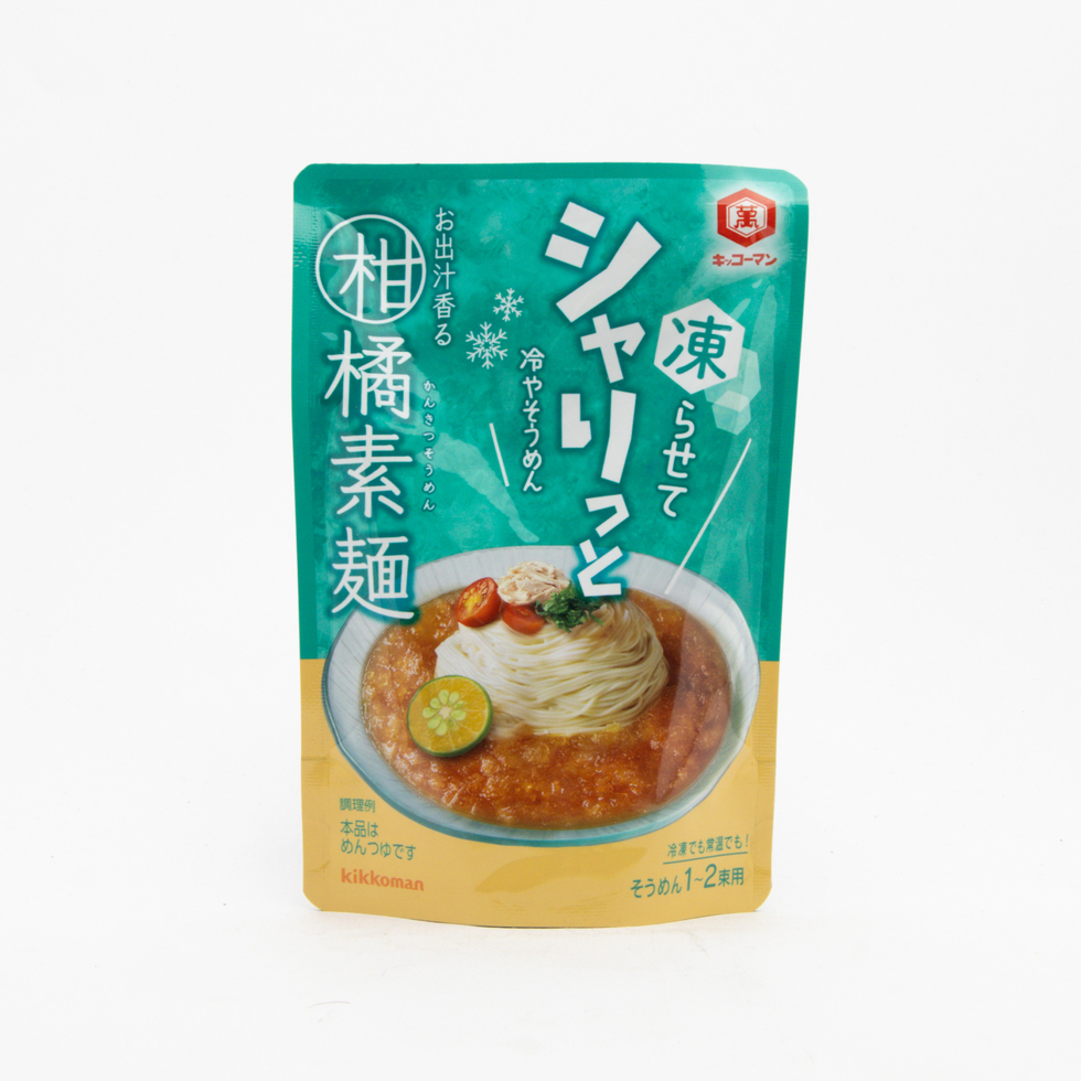 Kikkoman Chilled Somen Noodle Soup Citrus Shikuwasa & Dashi 150g