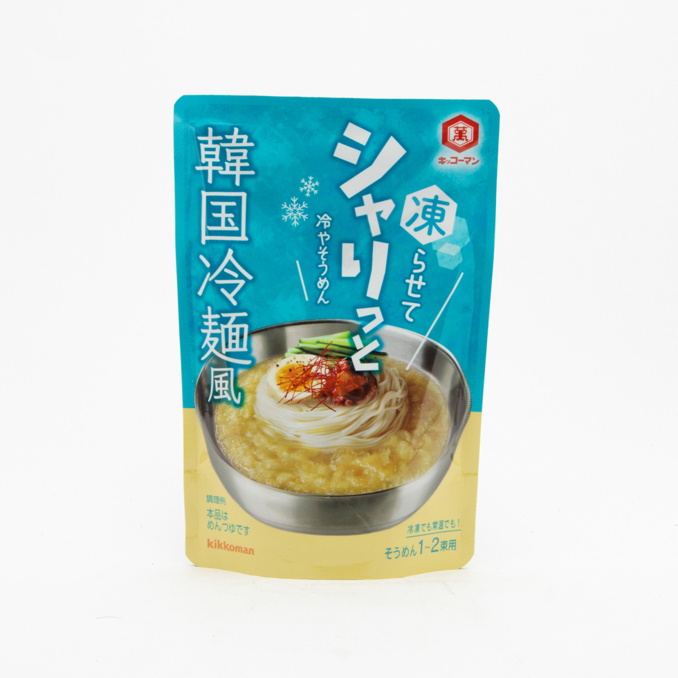Kikkoman Chilled Somen Noodle Soup Korean Cold Noodle Style 150g