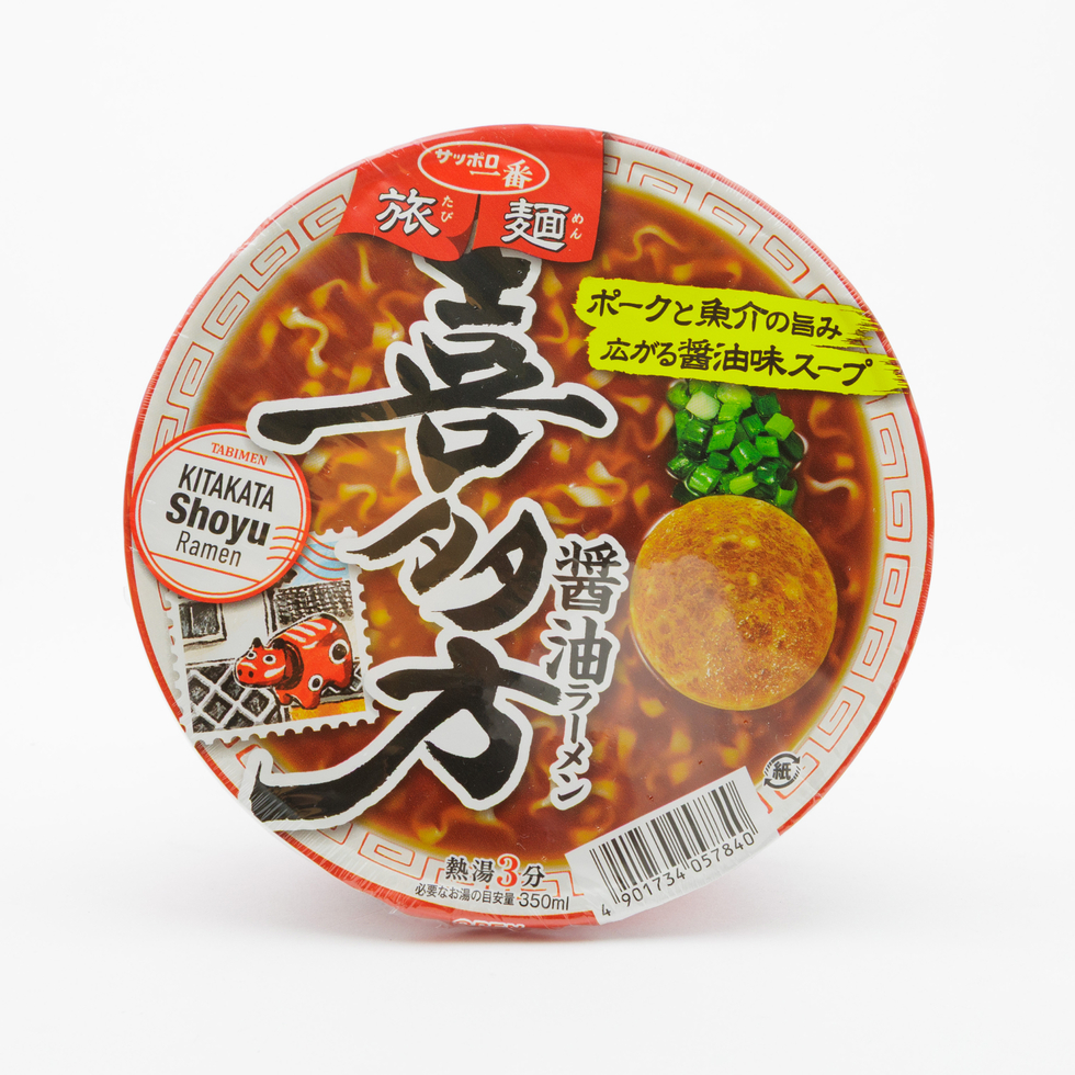 Sapporo Ichiban Tabimen Kitakata Soy Sauce Ramen Cup Noodles 71g