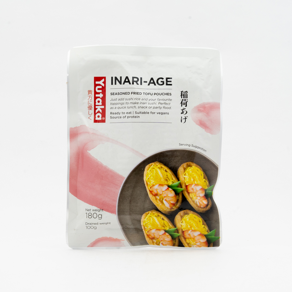 Yutaka Inari Sushi Fried Tofu Wraps 180g (10 pieces)