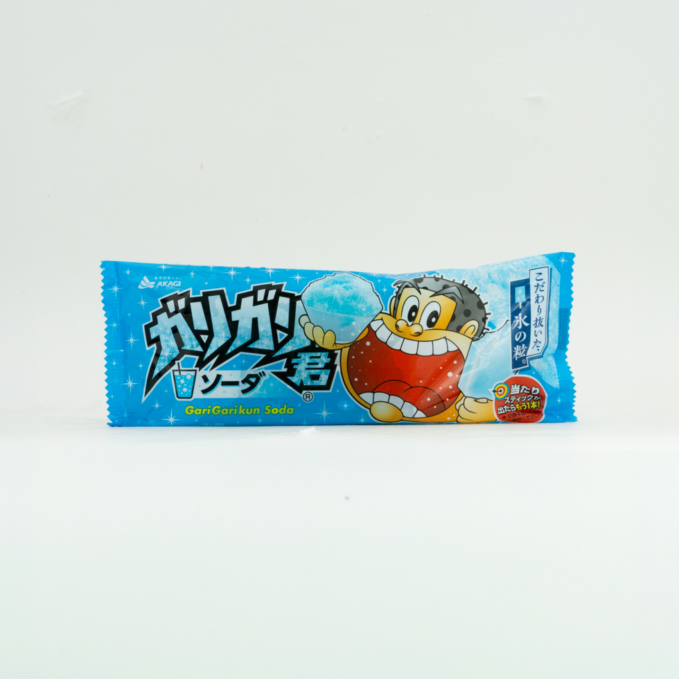 Akagi Gari Gari Kun Soda 105g Glace à l'eau Saveur Soda