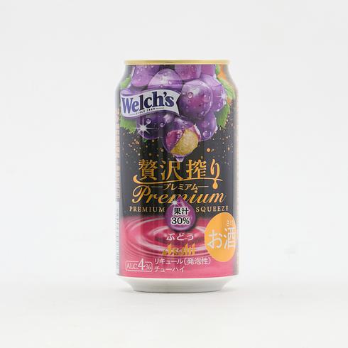 Asahi Zeitaku Shibori Premium Chuhai au Raisin 350ml