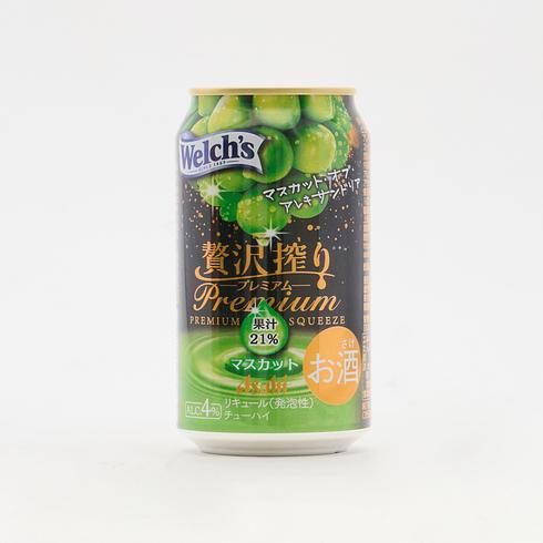 Asahi Zeitaku Shibori Premium Chuhai au Muscat 350ml