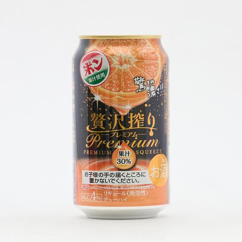 Asahi Zeitaku Shibori Premium Chuhai à la Mandarine 350ml