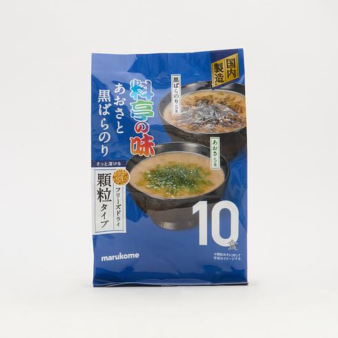 Marukome Ryotei no Aji Soupe Miso Instantanée Aosa et Nori Noir 60g
