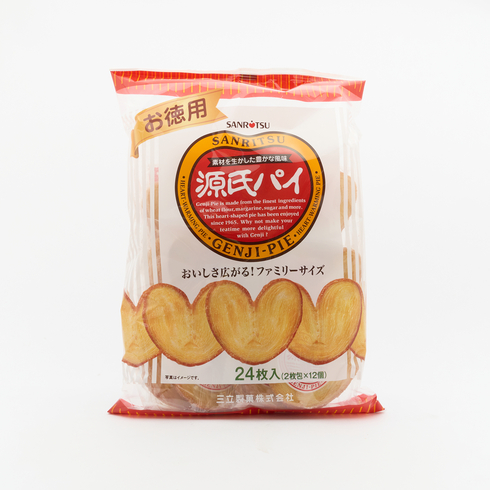 Sanritsu Genji Pie Butter Puff Pastry Biscuits Value Pack 24pcs