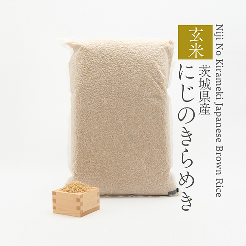 WASO嚴選 茨城縣產 虹之閃耀糙米 5公斤