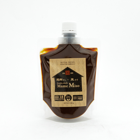 Noda Miso Kombu Dashi Mame Miso Wooden Barrel Aged Soybean Miso 200g