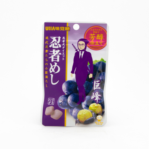 UHA味覺糖 忍者飯 巨峰葡萄硬軟糖 20克