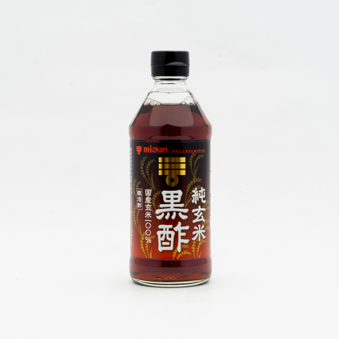 【Best Before:21/08/2026】 Mizkan Jungenmai Kurozu (Pure Brown Rice Black Vinegar) 500ml