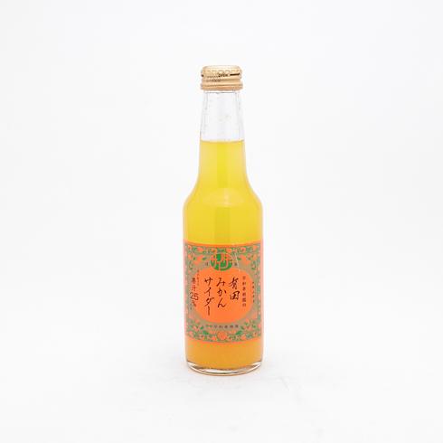 Sowaka Kajuen Arida Mikan Satsuma Mandarin Lightly Sparkling Cider 250ml 