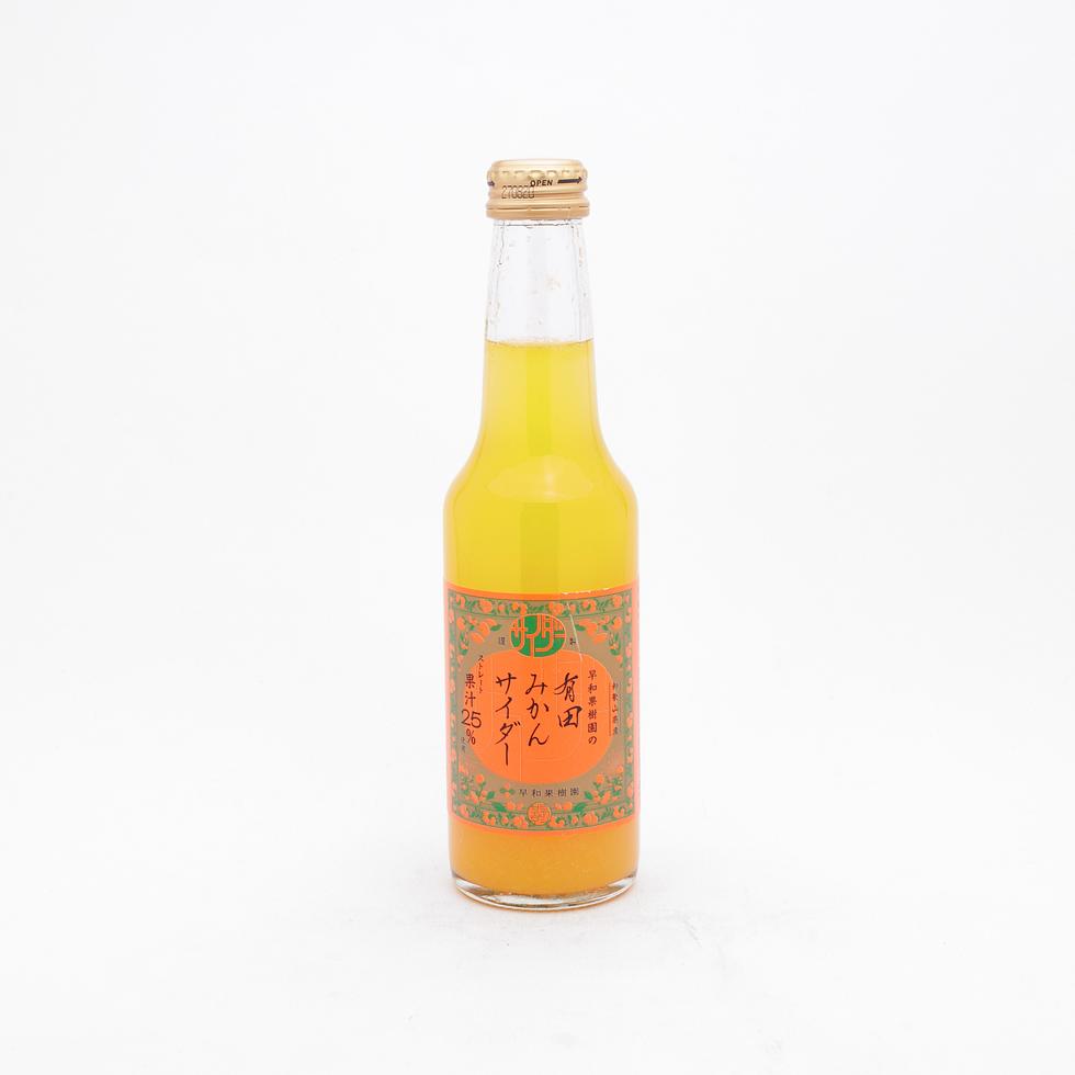 Sowaka Kajuen Arida Mikan Satsuma Mandarin Lightly Sparkling Cider 250ml 