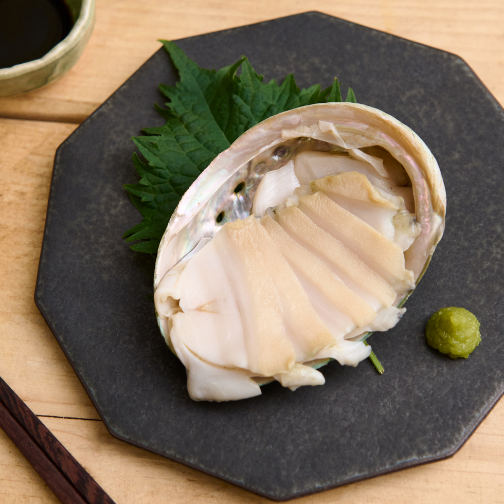 坂口信政監製 鮑魚刺身 (7-8片)（米芝蓮一星餐廳15年經驗）