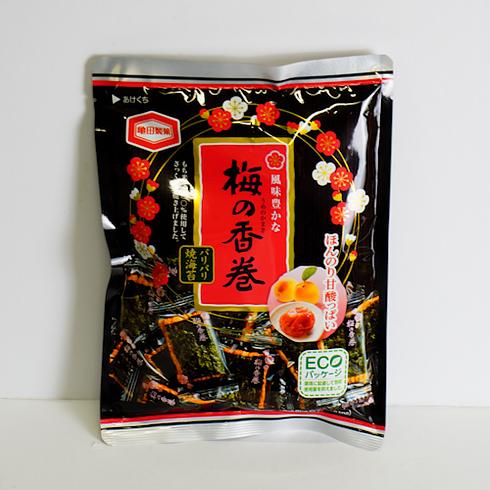 【Best Before:05/08/2026】 Kamedaseika Seaweed Wrapped Plum Rice Crackers