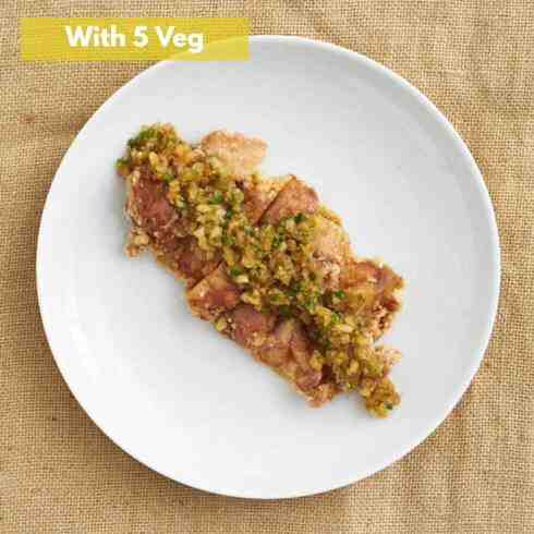 Japanese Style You Lin Ji (Fried Chicken with Ginger and Spring Onion)(+5 veg)- Halal