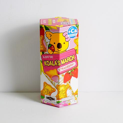 【DDM:31/07/2026】 Lotte Koala March Fraise 37g