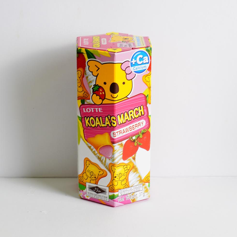 【DDM:31/07/2026】 Lotte Koala March Fraise 37g