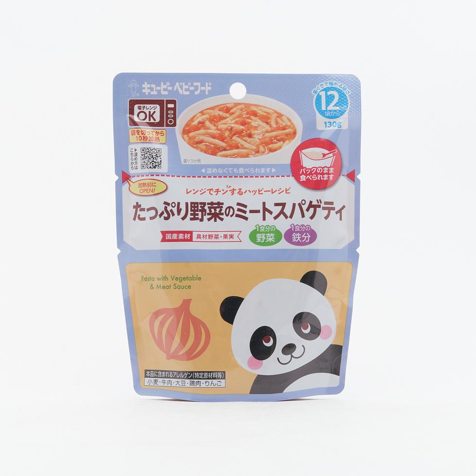 Kewpie Pasta with Vegetable & Meat Sauce 130g (From 12 Months)