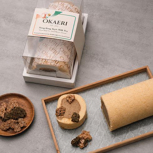 【1st Anniversary Exclusive】WASO x Okaeri Hong Kong Milk Tea Roll 800g Serves 6