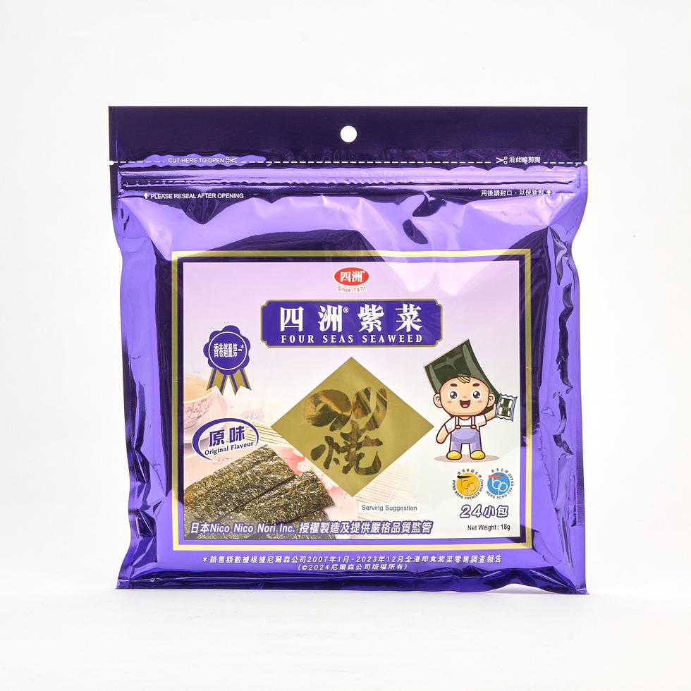 Four Seas Seaweed Original Flavour 24 Packs 18g