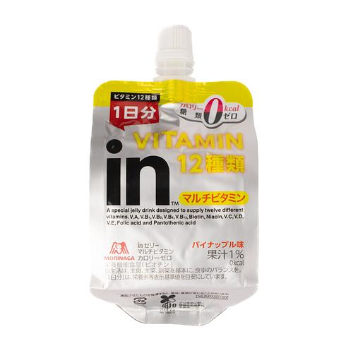 【此日期前最佳:31/07/2026】 森永 in jelly 綜合維他命啫喱（12種）零卡路里 180克