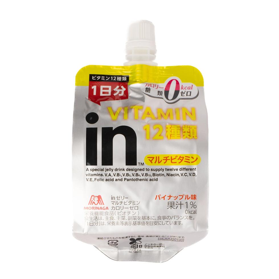 【此日期前最佳:31/07/2026】 森永 in jelly 綜合維他命啫喱（12種）零卡路里 180克