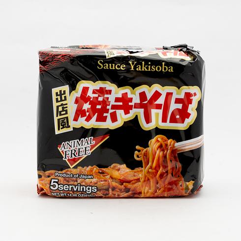 【Best Before:27/10/2026】 Higashimaru Plant-Based Sauce Yakisoba Multi Pack 410g (5 Servings)