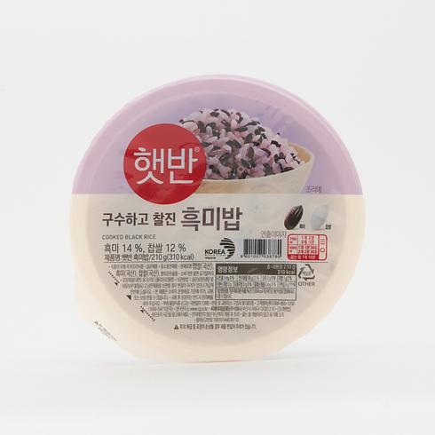 CJ Bibigo Hetbahn Cooked Black Rice 210g