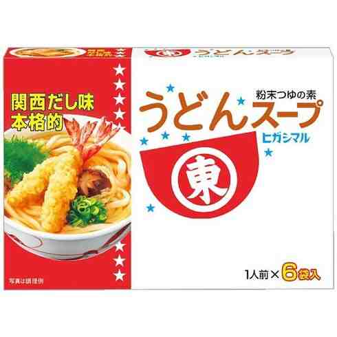 うどんスープ ヒガシマル 6袋入り