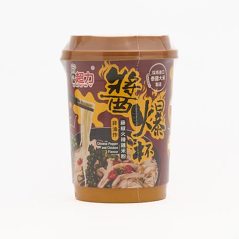 Chewy Cup Instant Rice Vermicelli Chinese Pepper and Chicken Flavour 80g