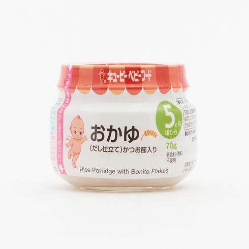 Kewpie Baby Food Rice Porridge with Dashi and Katsuobushi (from 5 Months) 70g