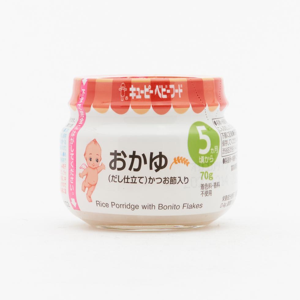 Kewpie Baby Food Rice Porridge with Dashi and Katsuobushi (from 5 Months) 70g