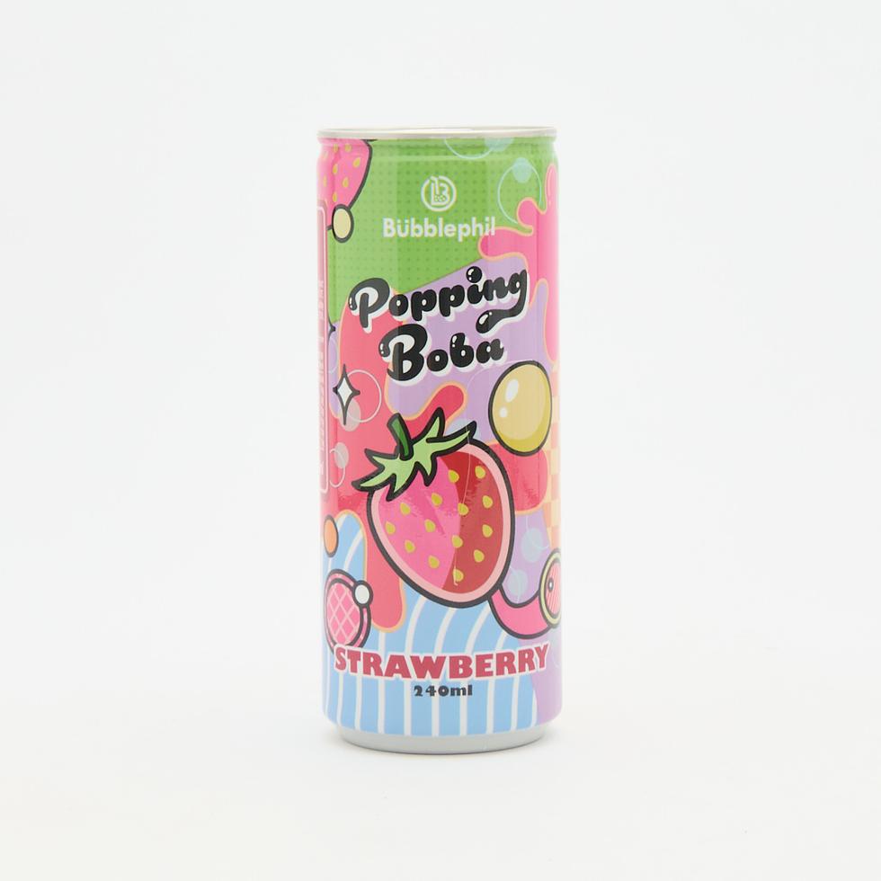 Bubblephil いちごヨーグルト風味 スパークリング ポッピングボバ 240ml