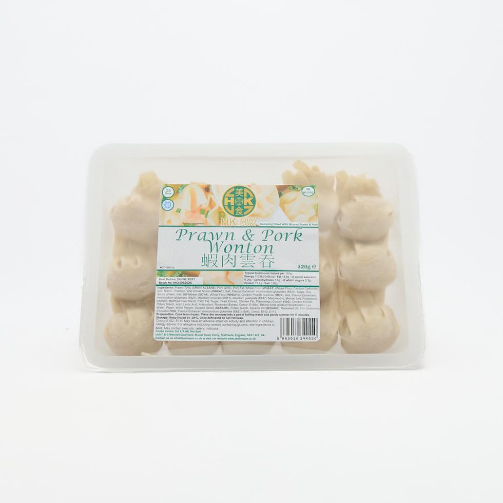 HK Dim Sum Prawn & Pork Wonton 320g (15pcs)