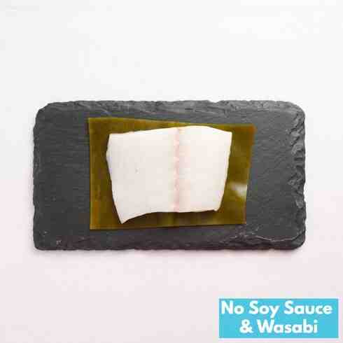 坂口信政監製 醃昆布比目魚刺身原塊 50-55克（米芝蓮一星餐廳15年經驗）