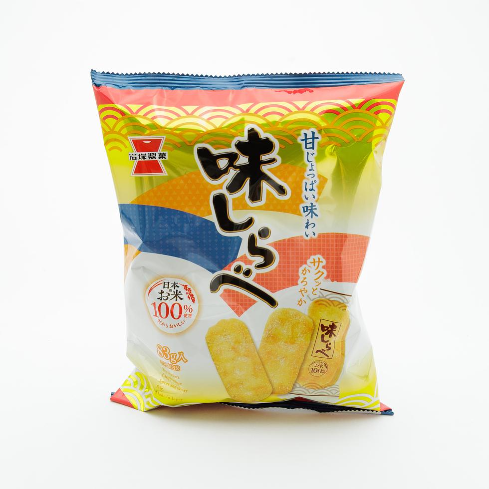 Biscuits de riz sucrés et salés Iwatsuka Seika Ajishirabe 83g