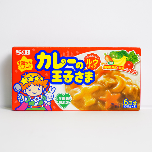 S&B カレーの王子さまルウタイプ ３皿分×２