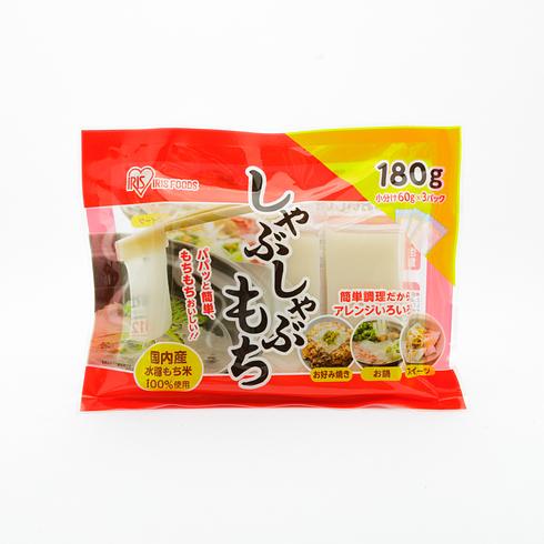 Iris Foods Shabu-Shabu Mochi Thin-Sliced Rice Cakes 180g (60g x 3 Packs)