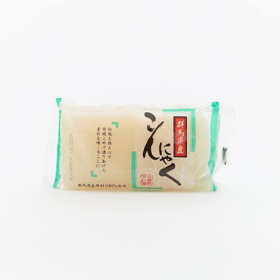 Gunma Shimonita Konnyaku White (Konjac Yam Cake) 250g