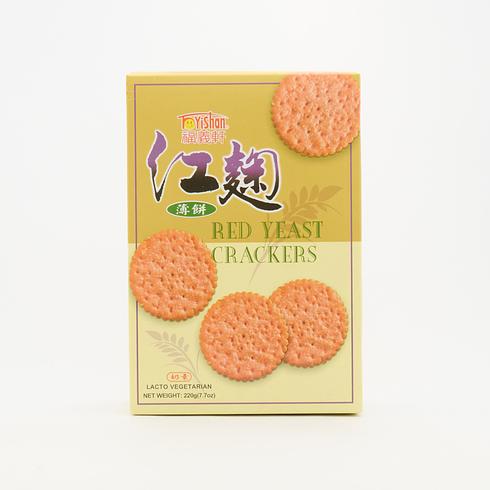 【Best Before:02/09/2026】FuYiShan Red Yeast Crackers 220g