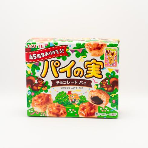 【DDM:31/08/2026】 LOTTE Pie no Mi Chocolate - Pâte Feuilletée au Chocolat 73g