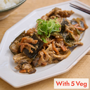 Yuzu Miso Pork (+5 veg)