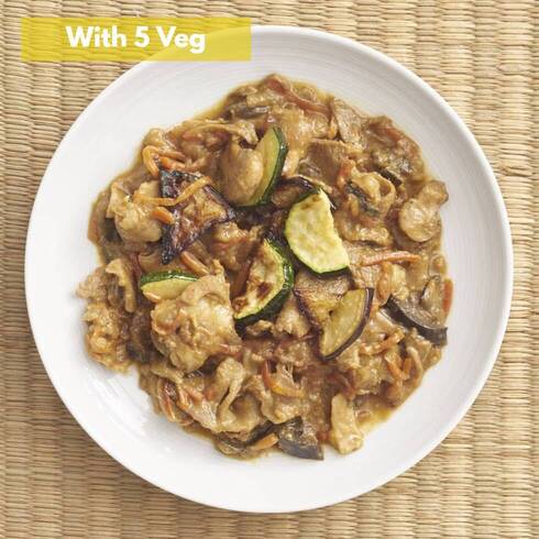 Yuzu Miso Pork (+5 veg)