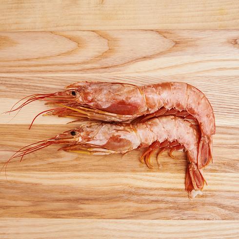 Crevettes rouges d'Argentine pour sashimi ou cuisson 2-3 pièces 100-110g par Nobu Sakaguchi (15 ans dans un restaurant étoilé au Michelin)