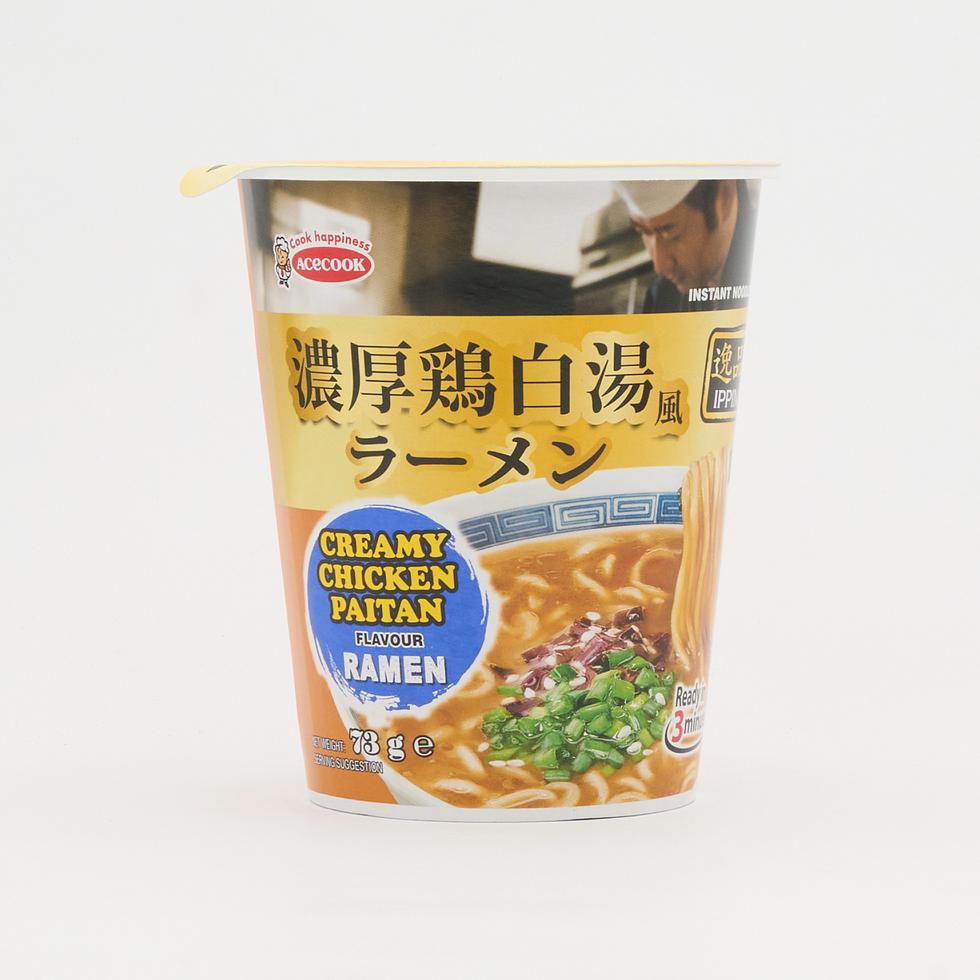 Acecook IPPIN Creamy Chicken Paitan Instant Ramen Cup 73g