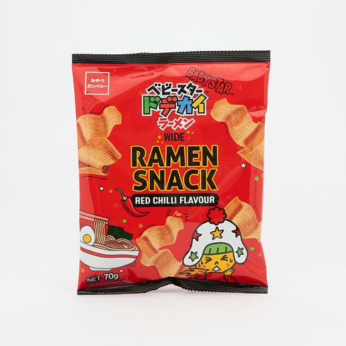 Baby Star 童星點心麵 寬條紅辣椒味 70克