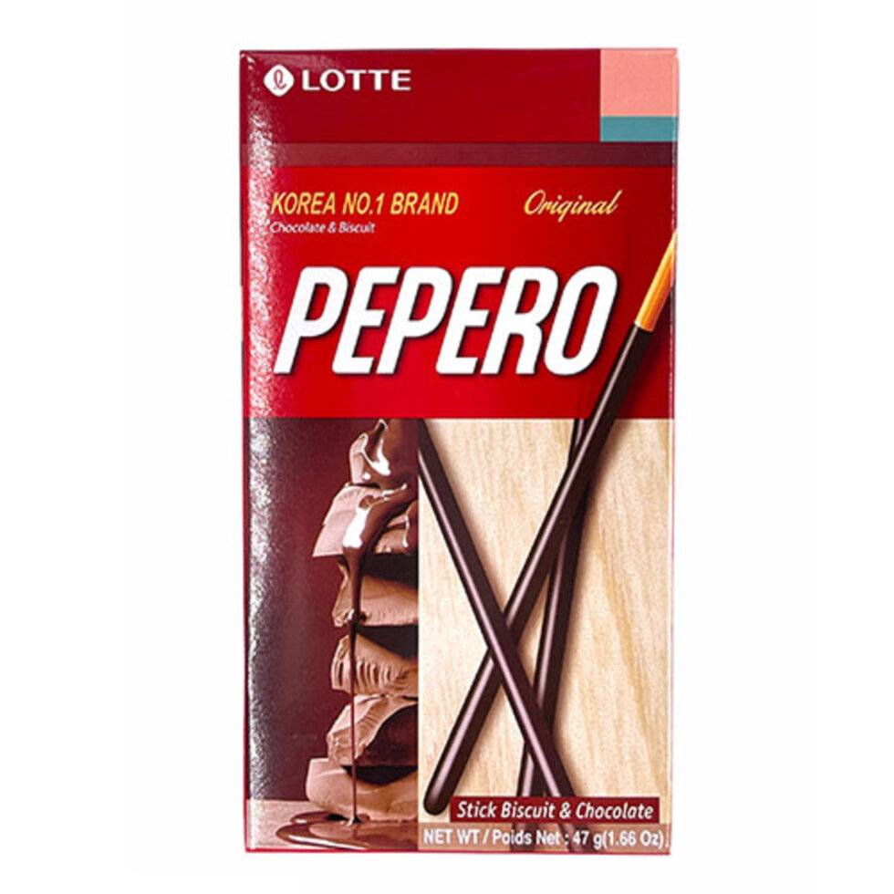 Lotte Pepero Original Stick Biscuit & Chocolate 47g